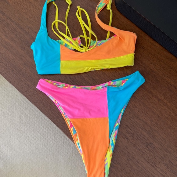 ONEONE Swimwear - Anastasia top + Lourdes bottom in Cockatoo - Picture 3 of 4